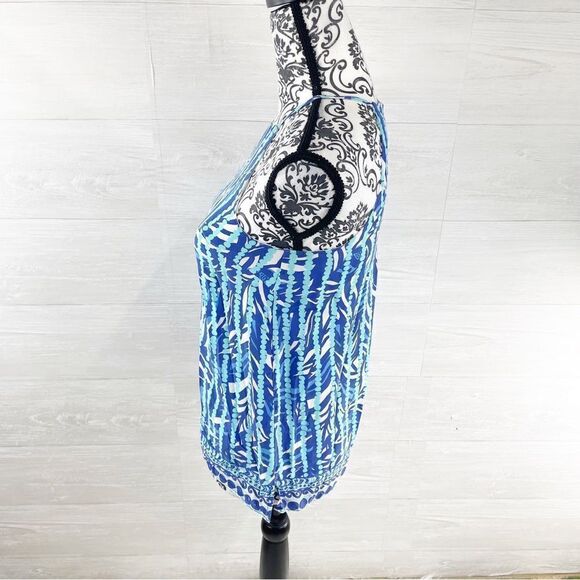 Lilly Pulitzer Leaf and Dot Samba Silk Halter Top - Picture 8 of 10